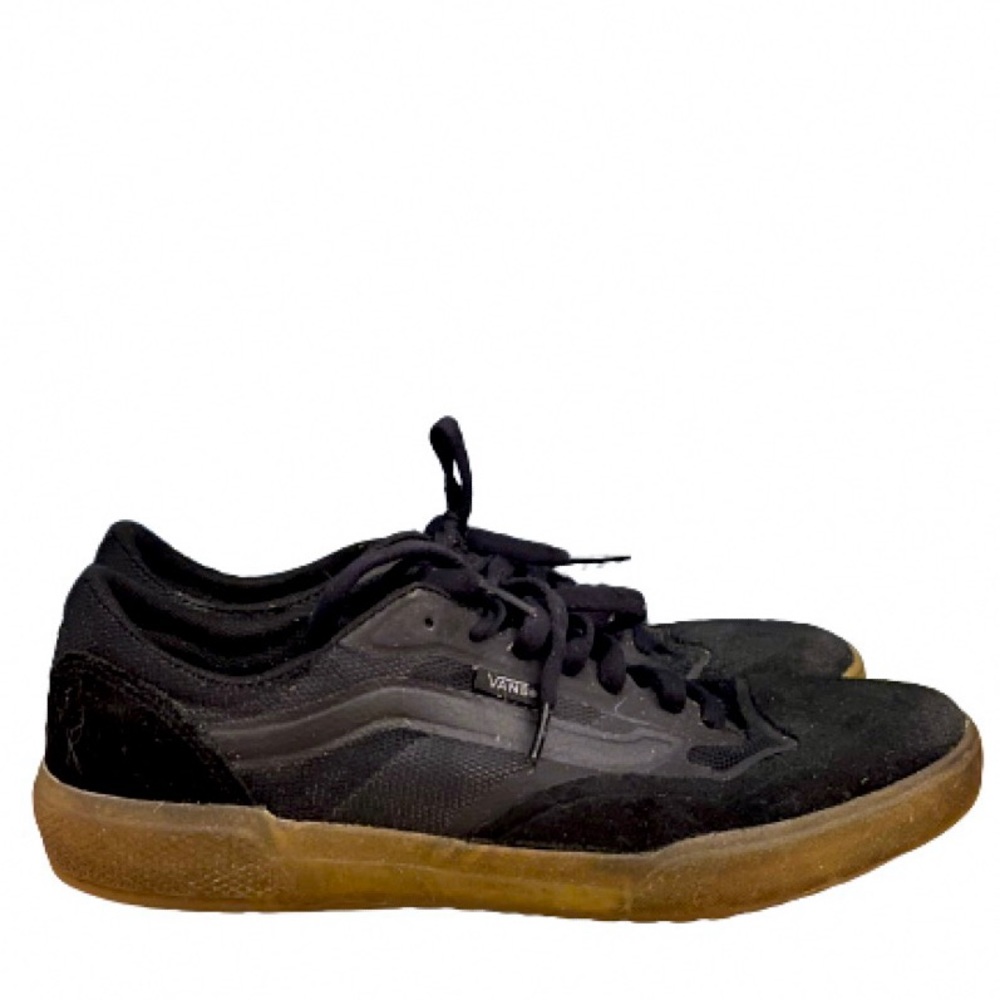 VANS AVE Pro Men’s Skate Shoe Black Sneakers Size 8